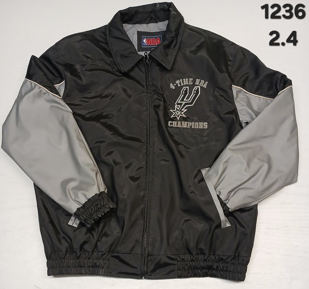 NBA (L) Vintage Spurs Multi-Championship Leather Jacket